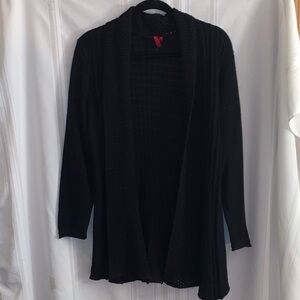 Love Scarlett Black Open Front Sweater Cardigan